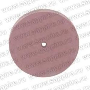 Резинка для золота темно-розовая, диск 22х3мм, супер-мелкая, AU-R22sf, 6518