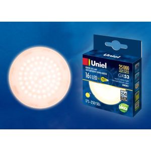 Лампа Uniel LED 16W GX53 3000K 03059