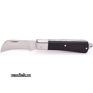 нож НМ-02, монтерский складной с прямым лезвием монтерский складной с прямым лезвием