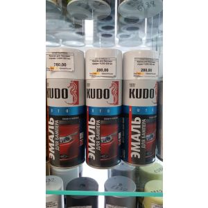 Краска для бампера черная KUDO 520 мл