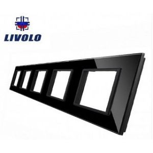 Рамка Livolo BB-C7-SR-12 5-я черная