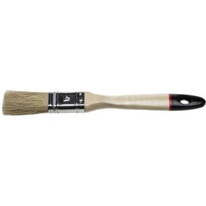 Кисть плоская STAYER  «UNIVERSAL-EURO», светлая натуральная щетина, деревянная ручка, 20мм 0102-020