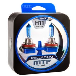 H11 MTF  55W -Palladium кристально-голубой /комплект.