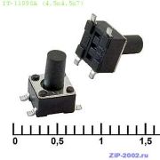 кноп.такт h-7mm IT-1109SA (4.5x4.5x7) (83347)
