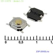 кноп.такт мини h-1.5mm IT-1187U (4x4x1.5) (83334)