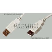 Кабель Premier USB QUST шт-->гн 3,0м