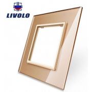Рамка Livolo BB-C7-SR-13 1-я золотая