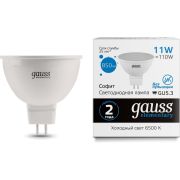 Лампа Gauss LED Elementary MR16 11W 850Lm GU5.3 6500K 13531