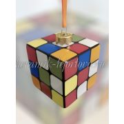 Сувенир  «Кубик Рубика» (Лефортовский фарфор) 5,7 × 5,7 × 6,5 см.