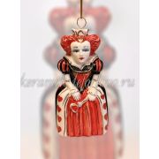 Сувенир«Червоная королева» (Лефортовский фарфор) 4,5 х 6 х 11 см.
