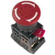Кнопка AE-22  d22 230В Грибок с фиксацией красный TDM