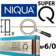 Пилки для лобзиков SUPER Q № 6/0 (0,18мм) (15382)