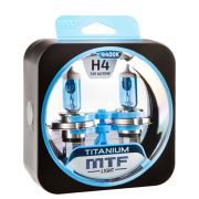 H4 MTF 60/55W  -Titanium бело-голубой /комплект.