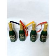 Сувенир  «Бутылка шампанского Абрау, МОЕТ,Советское» 3 × 11см. (Лефортовский фарфор)