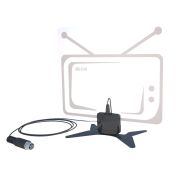 антенна РЭМО BAS-5116-5V Рекорд DVB-T2, ДМВ активная, 33 дБи,кабель 1,2м. Получает питание через гнездо телевизора или цифрового приемника (ресивера)