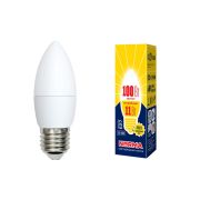 Лампа ТМ Volpe LED-C37  11W/3000К E27 свеча 7804