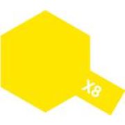 Краска акрил 81508 TAMIYA X-8 (лимон-желт) глянцевая