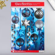 Наклейки Decoretto «Синие шарики» 35х50 см   (4004)