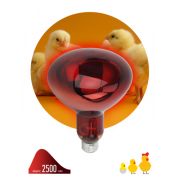 Лампа ЭРА ИКЗК 220-250W R127 Е27 для обогрева животных