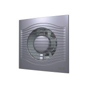 Э/вентилятор SLIM 5C dark gray metal, осевой вытяжной с обратным клапаном D 125, декорати