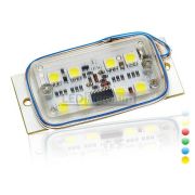 Светодиод.стробоскоп  SMD 5050   8 диода 0.12A 12V IP33 зеленый