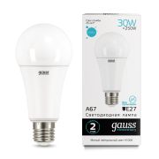 Лампа Gauss LED Elementary А67 30W 2360Lm E27 4100K 73229