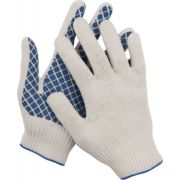 DEXX  с ПВХ покрытием (облив ладони), х/б, 7 класс, перчатки рабочие (114001)