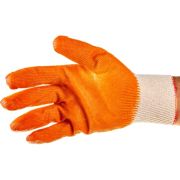 STAYER  PROTECT, L-XL, эластичные, натуральный хлопок, перчатки с латексным обливом (11408-XL)