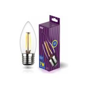 Лампа  сд  LED filament, свеча 7Вт E27 2700K, 695Лм, 324256