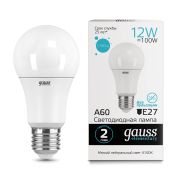 Лампа Gauss LED Elementary A60 12W 1150Lm E27 4100K 23222