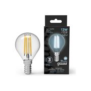 Лампа Gauss LED  Filament Шар 13W 1150Lm E14 4100K 105801213