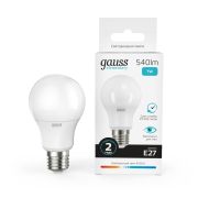 Лампа Gauss LED Elementary A60 7W 540Lm E27 4100K 23227А