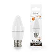 Лампа Gauss LED Elementary Свеча 10W 750Lm E27 3000K 30210