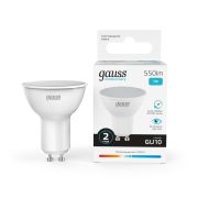 Лампа Gauss LED Elementary MR16 7W 550Lm 4100K GU10 13627