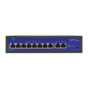 Источник питания ST-S88POE(2G/120W/A), Switch POE 8-ми портовый для обеспечения  проводных сетей напряжением 48В, Защита от КЗ, Extend 250м., PoE порты: 8 х (10/100 Мбит/с), UpLink порты: 2 х (10/100/1000 Мбит/с), Max.пропускная сп-ть: 100 Мбит/кана