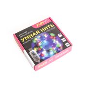 Гирлянда  светодиодная «Нить Умная», Smart-STRING-10100RGB, 10m, 100LED, прилож, контр, USB