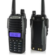 р/станция BAOFENG UV-82 (Black)  (НФ-00001590)Type-C, 10Вт, UHF 400-520 МГц, VHF 136-174МГц, 128 канал,