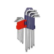 Набор шестигранных Г-образных ключей 9 шт с отверстием WORKPRO TORX