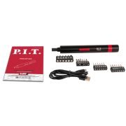 Отвертка аккумуляторная PIT 2Нм/1.3Ач/биты 23шт/USB заряд