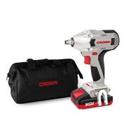 Гайковерт аккумуляторный CROWN CT22015HX-4 TB/20В/320 Нм/1*4,0Ач/квадрат ½//CROWN