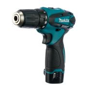 Дрель-шуруповерт MAKITA DF330DWE 10.8 В, 2х1.3Ач,24Hm,10мм,, подсветка