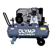 Компрессор воздушный «OLYMP MACHINERY» AC-100/80R (3кВт / 100л / 10бар / 500л.м / 220B)