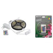 Комплект светодиодной лентыSMD5050-30LED/м-12 В-7,2 Вт/м-IP65-RGB (5м), 24 Вт, IR-контроллерTDM