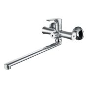 Смеситель для умывальника Латунь aQuaDv, Излив 15 см, шпиль,40 мм, Арт brass 041 - 40