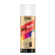 Sila HOME Max Paint Краска аэрозоль, универс., БЕЛЫЙ МАТОВЫЙ SILP_9003, 520мл