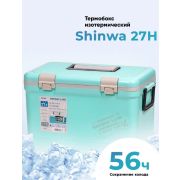 Термобокс SHINWA Holiday Land Cooler 27H синий/6