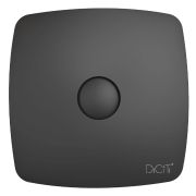 Вентилятор быт. DICITI RIO 4C Matt Black с обр.клап. шнур. выкл Двиг. на шарикопод. IP24 D100