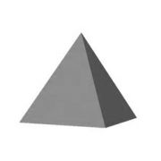 Наполнитель для галтовки TETRAHEDRON PL - 10х10 (16310) (1500 GRIT) пластик белый пирамида - финиш