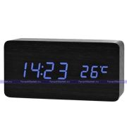 Часы VST 862 (Синие) настольные,12/24 ч, Будильник с SNOOZE (отсрочка сигнала будильника) ,Отображение поочередно с интервалом времени, даты, и температуры, Питание от4*АААпитания часов по USB-кабелю от внешнего источника с напряжением 5 в,