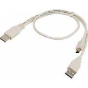 Кабель USB 2.0 A + доп. питание A -> mini-B 5P (0.5м) Ningbo